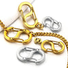 Stainless Steel Sshaped And 8Shaped Buckle Accessories With Electroplating Treatment