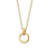 Stainless Steel Star And Drop Shape Pendant Necklace With Vacuum Electroplated 18K Gold Color And Zirconium Birthstone