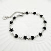 Stainless Steel Star Heart Shaped Colorful Painted Dopamine Women's Bracelet
