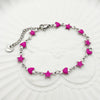 Stainless Steel Star Heart Shaped Colorful Painted Dopamine Women's Bracelet