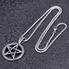Stainless Steel Star Pendant Necklace For Men Simple Cast Jewelry With Six Pointed And Five Pointed Star Design