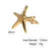 Stainless Steel Star Ring For Women Light Luxury Nonfading Electroplated Highend Jewelry