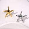 Stainless Steel Star Ring For Women Light Luxury Nonfading Electroplated Highend Jewelry