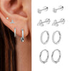 Stainless Steel Star Shape Earrings For Women