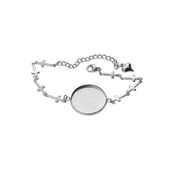 Stainless Steel Star Shape Electroplating Diy Handmade Jewelry Accessories Tray Bracelet Pieces