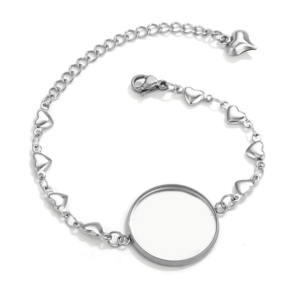 Stainless Steel Star Shape Electroplating Diy Handmade Jewelry Accessories Tray Bracelet Pieces