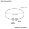 Stainless Steel Starfish Flower Shell Opening Fine Circle Bracelet With Electroplating Design