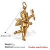 316L Stainless Steel Starfish Pendant Necklace Electroplated Marine Life Fashion Jewelry