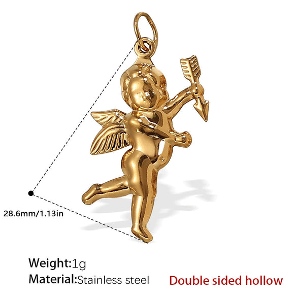 316L Stainless Steel Starfish Pendant Necklace Electroplated Marine Life Fashion Jewelry