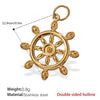 316L Stainless Steel Starfish Pendant Necklace Electroplated Marine Life Fashion Jewelry