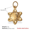 316L Stainless Steel Starfish Pendant Necklace Electroplated Marine Life Fashion Jewelry