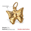 316L Stainless Steel Starfish Pendant Necklace Electroplated Marine Life Fashion Jewelry