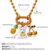 316L Stainless Steel Strawberry Mushroom Fashion Multielement Necklace For Women With Electroplating
