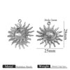 Stainless Steel Sun Pendant Jewelry Accessories With 18K Gold Electroplating