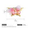 Stainless Steel Sweet Fairy Butterfly Pearl Pendant Hand Knitted Diy Jewelry Accessories With Totem Pattern