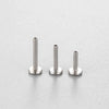 Stainless Steel T Shape Electroplated Piercing Jewelry Accessories Spiral Ear Bone Nail