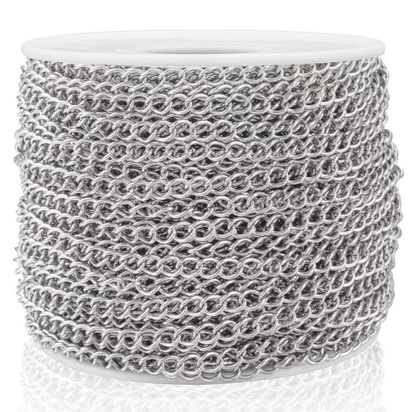 Stainless Steel Tail Chain Extension Chain Jewelry Accessories Vacuum Electroplated For Diy Bracelet Necklace