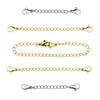 Stainless Steel Tail Chain Lobster Clasp Diy Handmade Jewelry Accessories With Electroplating