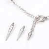 Stainless Steel Tapered Pendant Jewelry With Electrolysis Treatment