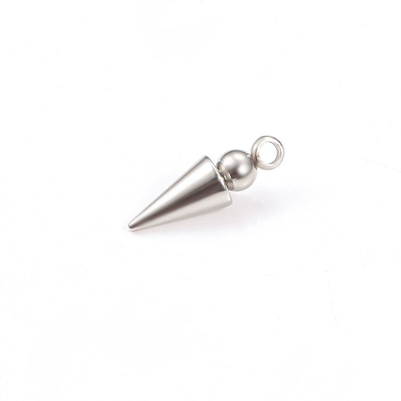 Stainless Steel Tapered Pendant Jewelry With Electrolysis Treatment