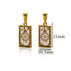 Stainless Steel Tarot Card Theme Pendant Electroplated Handmade Necklace