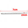 Stainless Steel Tassel Diamond Chain Earrings With Electroplating And Welding Treatment