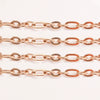 Stainless Steel Thread Pattern Cross Flattened Goldplated Cuban Chain Necklace Diy Jewelry Accessories