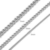 Stainless Steel Thread Pattern Grinding Electroplated Cuban Chain For Necklace And Bracelet Accessories