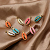 Stainless Steel Threedimensional Oildrip Shell Pendant Diy Jewelry Accessories Handmade
