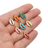 Stainless Steel Threedimensional Oildrip Shell Pendant Diy Jewelry Accessories Handmade