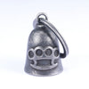 Stainless Steel Tiger Shaped Punk Bell Pendant With Polished Finish Motorcycle Guardian Charm