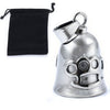 Stainless Steel Tiger Shaped Punk Bell Pendant With Polished Finish Motorcycle Guardian Charm