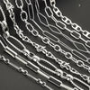 Stainless Steel Titanium Steel Chain Bracelet Necklace Accessories For Men Handmade With Tassel And Electrolysis Treatment