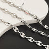 Stainless Steel Titanium Steel Chain Bracelet Necklace Accessories For Men Handmade With Tassel And Electrolysis Treatment