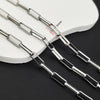 Stainless Steel Titanium Steel Chain Bracelet Necklace Accessories For Men Handmade With Tassel And Electrolysis Treatment