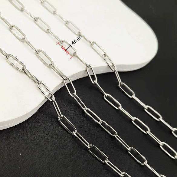 Stainless Steel Titanium Steel Chain Bracelet Necklace Accessories For Men Handmade With Tassel And Electrolysis Treatment
