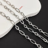 Stainless Steel Titanium Steel Chain Bracelet Necklace Accessories For Men Handmade With Tassel And Electrolysis Treatment