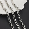 Stainless Steel Titanium Steel Chain Bracelet Necklace Accessories For Men Handmade With Tassel And Electrolysis Treatment