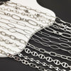 Stainless Steel Titanium Steel Chain Bracelet Necklace Accessories For Men Handmade With Tassel And Electrolysis Treatment