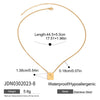 Stainless Steel Titanium Steel Constellation Necklace Electroplating Light Luxury Women's Jewelry