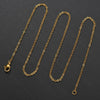 Stainless Steel Titanium Steel O Shaped Chain Jewelry With Cross Electroplated Drop Shape Stylish For Men And Women