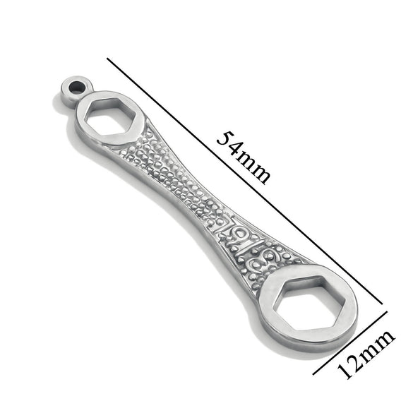 Stainless Steel Tool Pendant Jewelry Accessories Electroplated