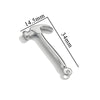 Stainless Steel Tool Pendant Jewelry Accessories Electroplated