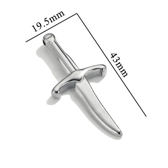 Stainless Steel Tool Pendant Jewelry Accessories Electroplated