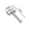 Stainless Steel Tool Pendant Jewelry Accessories Electroplated