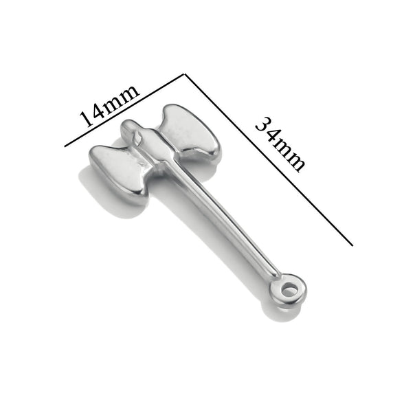 Stainless Steel Tool Pendant Jewelry Accessories Electroplated