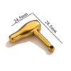 Stainless Steel Tool Pendant Jewelry Accessories Electroplated