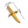 Stainless Steel Tool Pendant Jewelry Accessories Electroplated