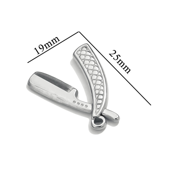 Stainless Steel Tool Pendant Jewelry Accessories Electroplated