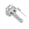 Stainless Steel Tool Pendant Jewelry Accessories Electroplated